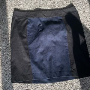 EUC Lane Bryant pencil skirt 2-tone! Black and blue!